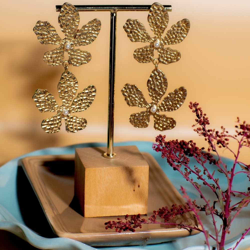 Handcrafted artisan earrings